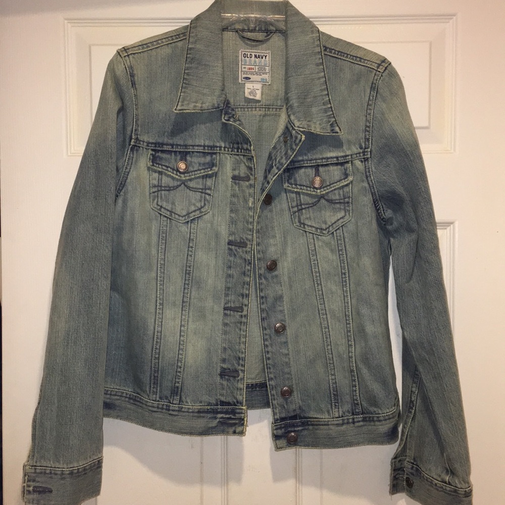 Old Navy Light Wash Denim Jean Jacket